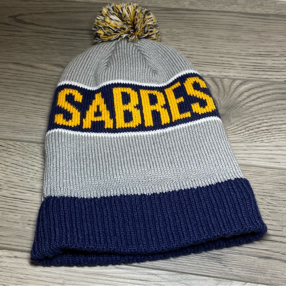 2 Buffalo Sabres NHL New Era Winter Hats Adult One Size Beanie Caps - Two Set - Picture 11 of 12